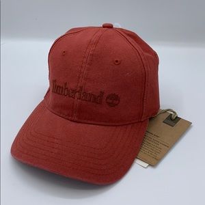 Timberland Distressed Red Dad Hat